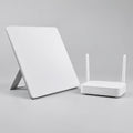 Compact satellite internet kit with Wi-Fi router